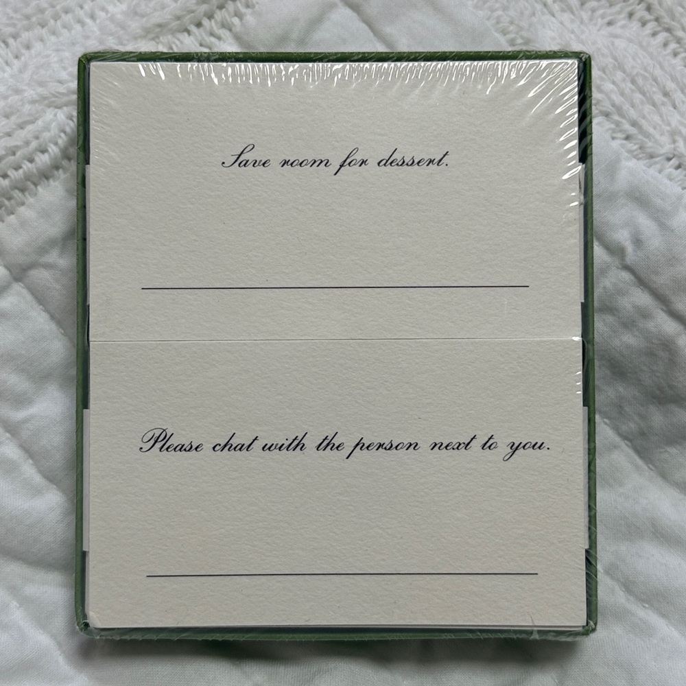 Kate Spade Word Placecards Set o 12 NIB - Picture 4 of 6